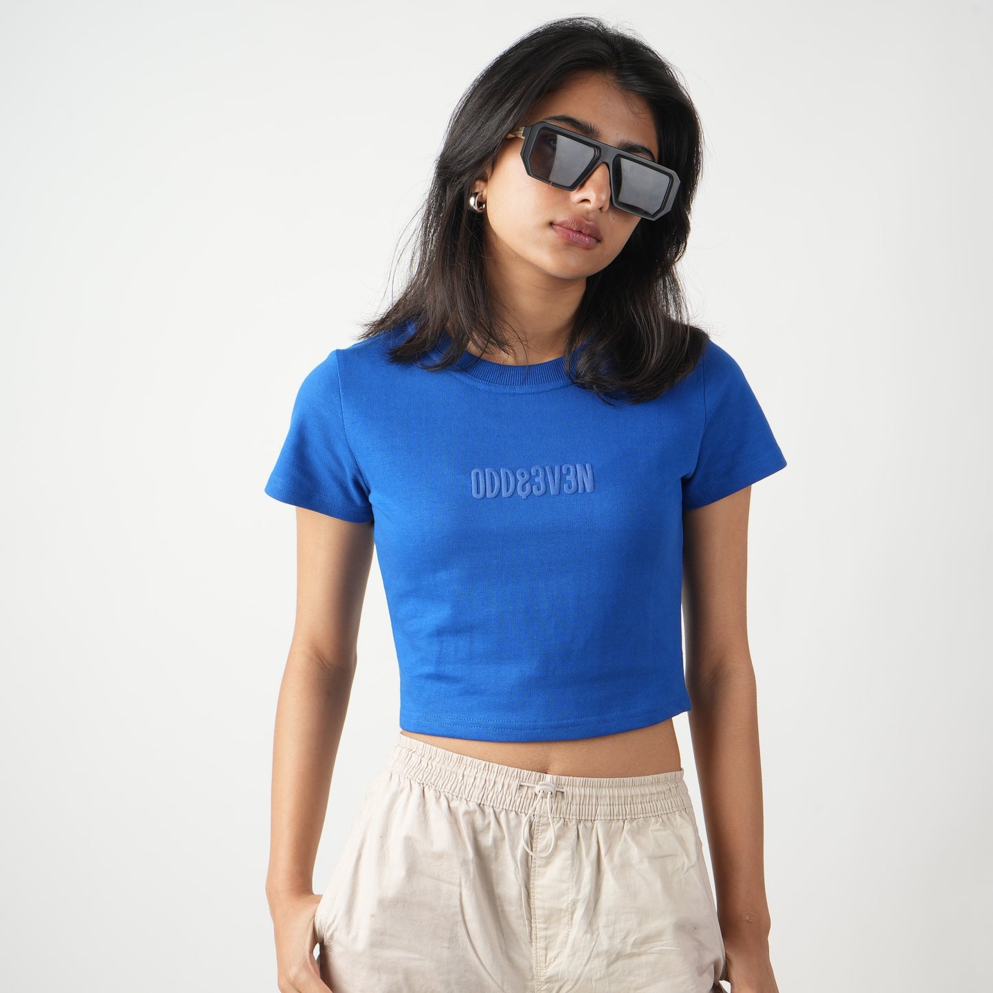 O&3 Core - Royal Blue Crop Top