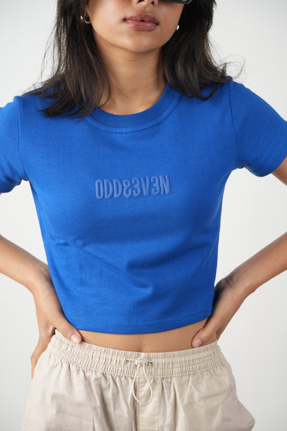 O&3 Core - Royal Blue Crop Top