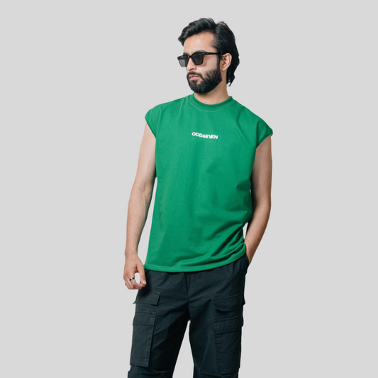 Green Flex Sleeveless Tee